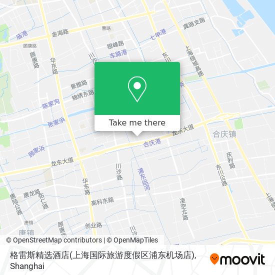格雷斯精选酒店(上海国际旅游度假区浦东机场店) map