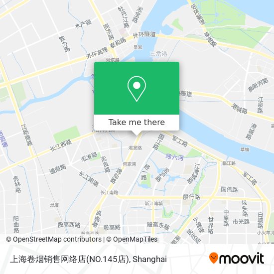 上海卷烟销售网络店(NO.145店) map