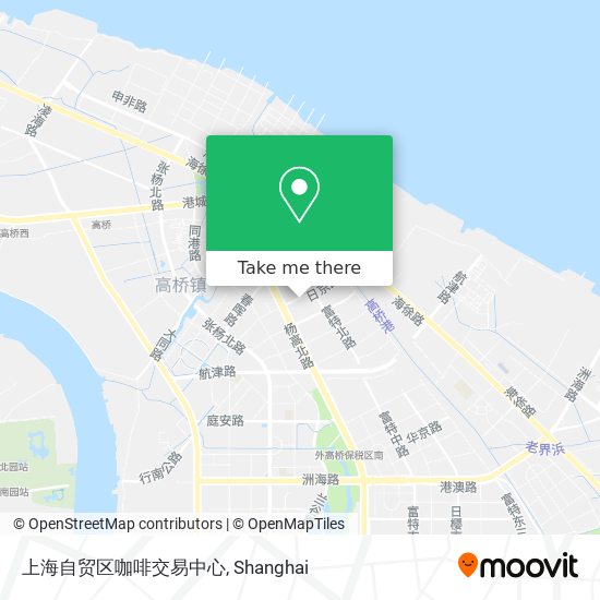 上海自贸区咖啡交易中心 map