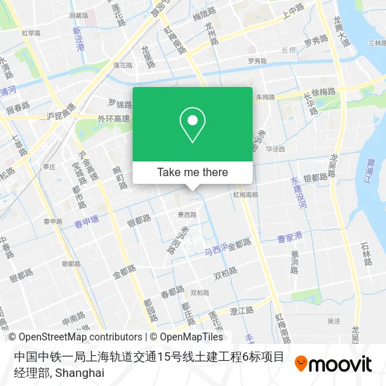 中国中铁一局上海轨道交通15号线土建工程6标项目经理部 map