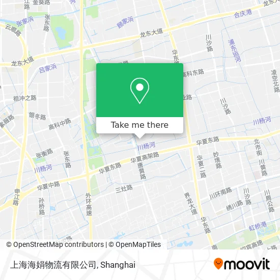 上海海娟物流有限公司 map