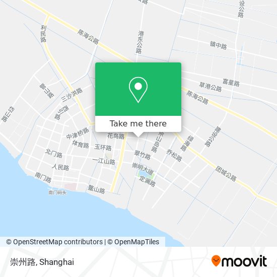 崇州路 map