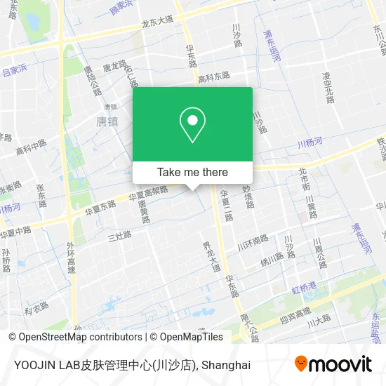 YOOJIN LAB皮肤管理中心(川沙店) map