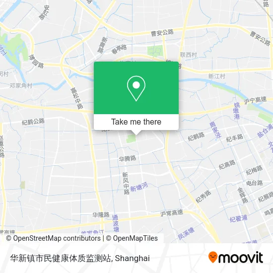 华新镇市民健康体质监测站 map