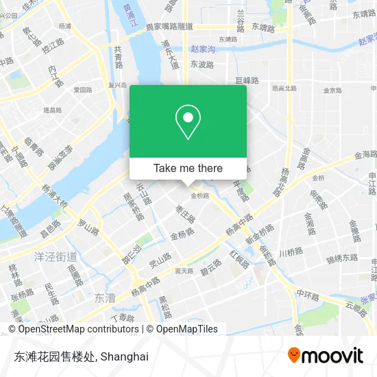 东滩花园售楼处 map