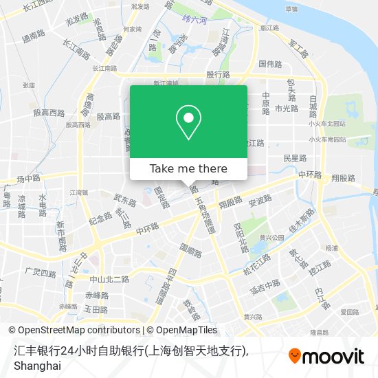 汇丰银行24小时自助银行(上海创智天地支行) map