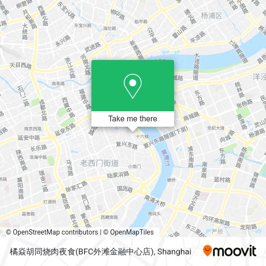 橘焱胡同烧肉夜食(BFC外滩金融中心店) map