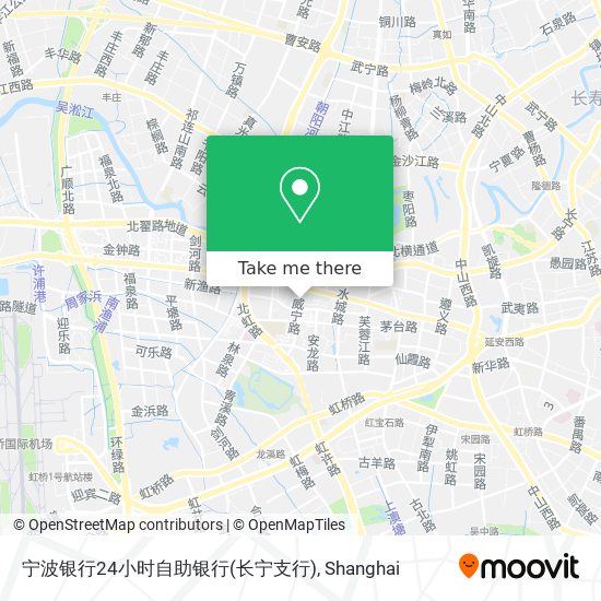 宁波银行24小时自助银行(长宁支行) map