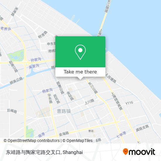 东靖路与陶家宅路交叉口 map