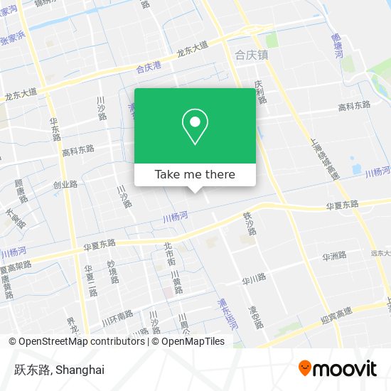 跃东路 map