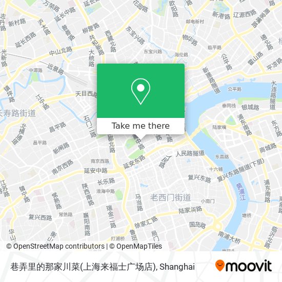 巷弄里的那家川菜(上海来福士广场店) map