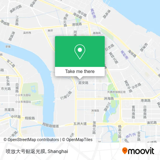 喷放大号贴返光膜 map