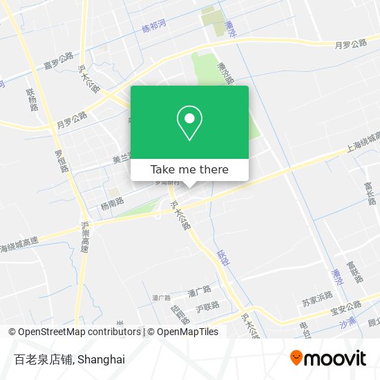 百老泉店铺 map