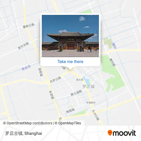 罗店古镇 map