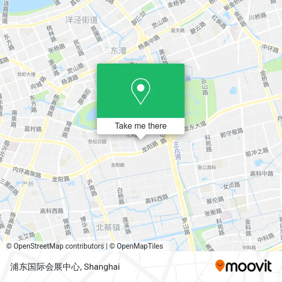 浦东国际会展中心 map