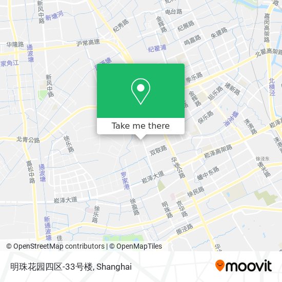 明珠花园四区-33号楼 map