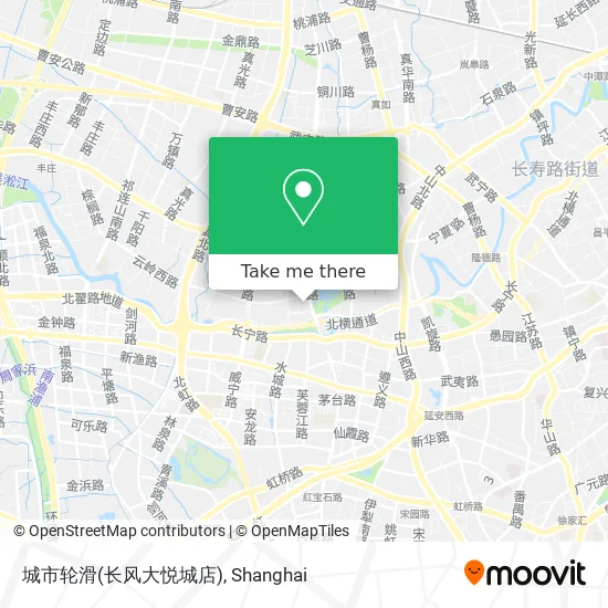 城市轮滑(长风大悦城店) map
