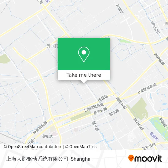 上海大郡驱动系统有限公司 map