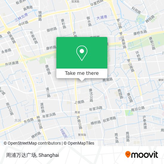 周浦万达广场 map