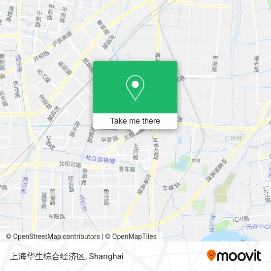 上海华生综合经济区 map