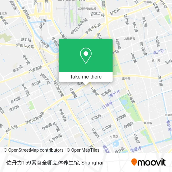 佐丹力159素食全餐立体养生馆 map