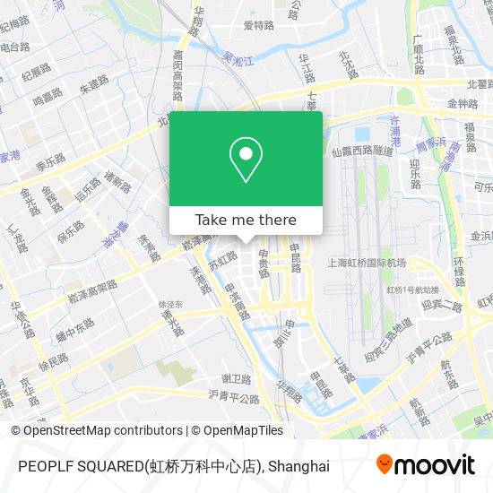 PEOPLF SQUARED(虹桥万科中心店) map