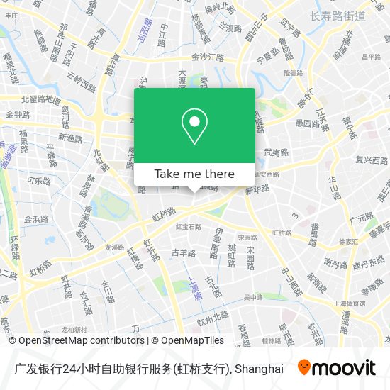 广发银行24小时自助银行服务(虹桥支行) map