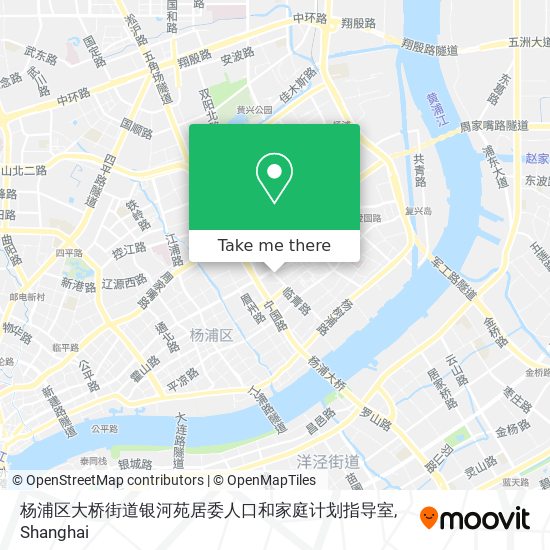 杨浦区大桥街道银河苑居委人口和家庭计划指导室 map