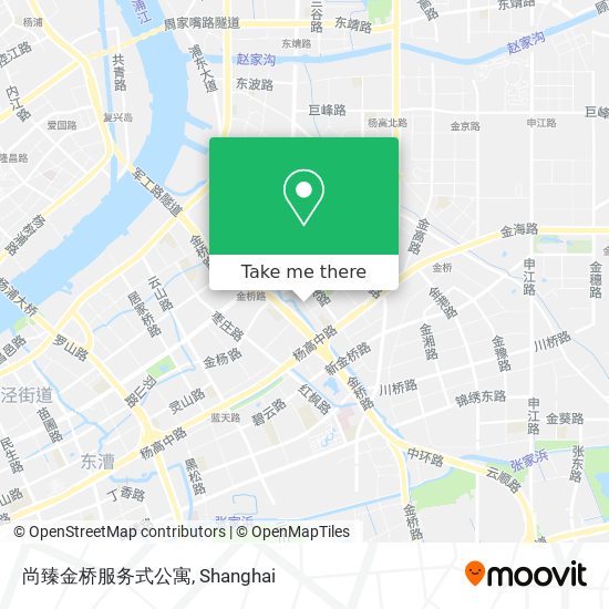 尚臻金桥服务式公寓 map