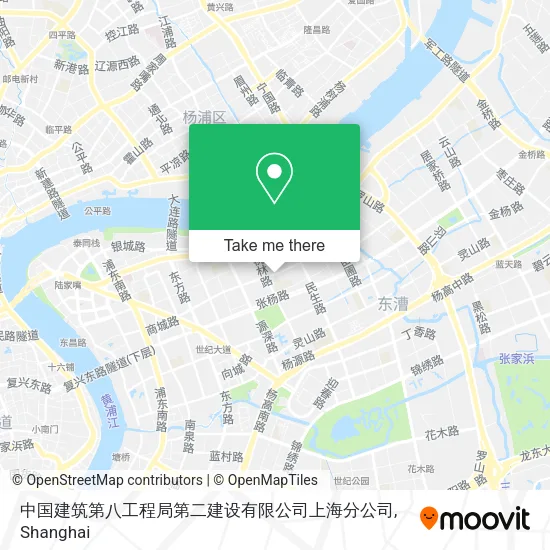 中国建筑第八工程局第二建设有限公司上海分公司 map