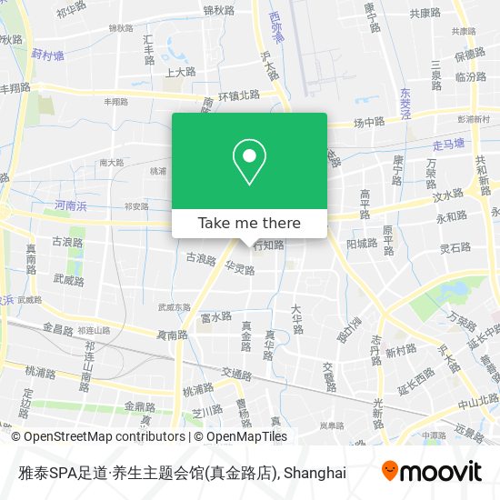 雅泰SPA足道·养生主题会馆(真金路店) map