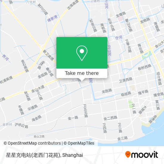 星星充电站(老西门花苑) map