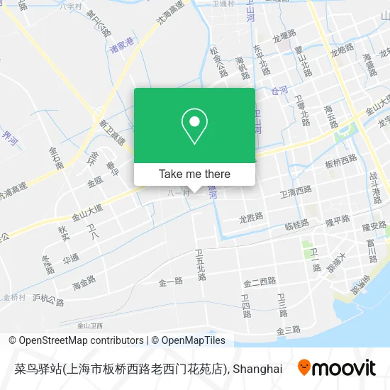 菜鸟驿站(上海市板桥西路老西门花苑店) map