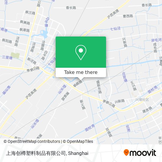 上海创樽塑料制品有限公司 map