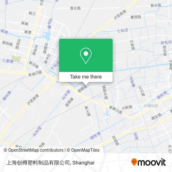 上海创樽塑料制品有限公司 map