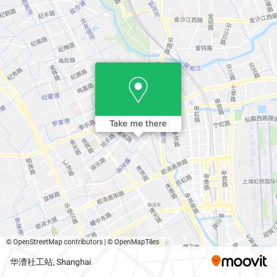 华漕社工站 map