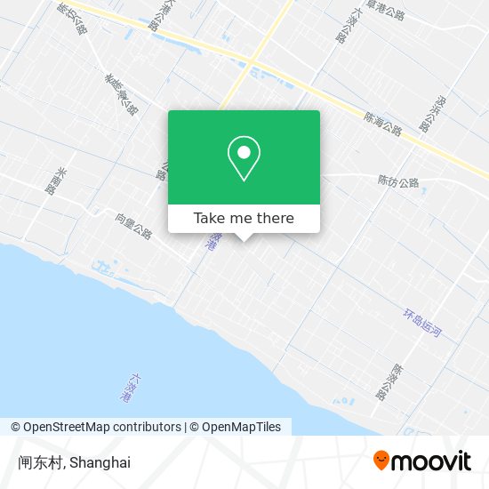 闸东村 map