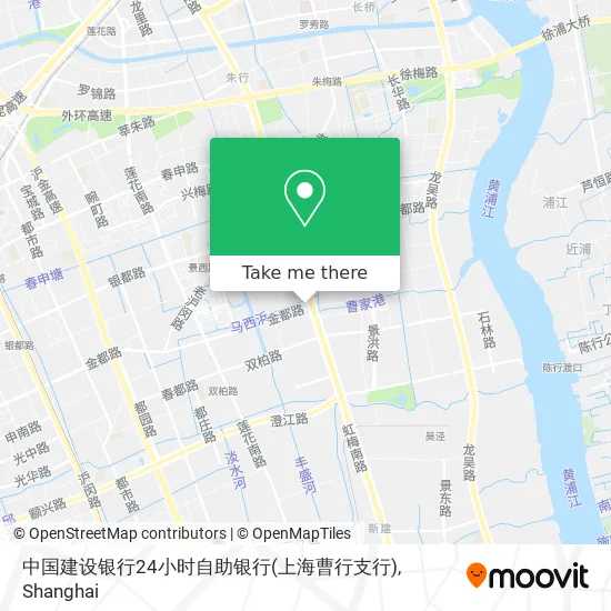 中国建设银行24小时自助银行(上海曹行支行) map