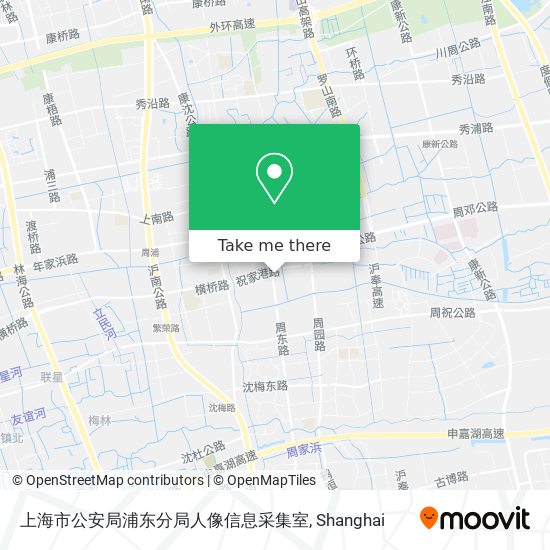 上海市公安局浦东分局人像信息采集室 map