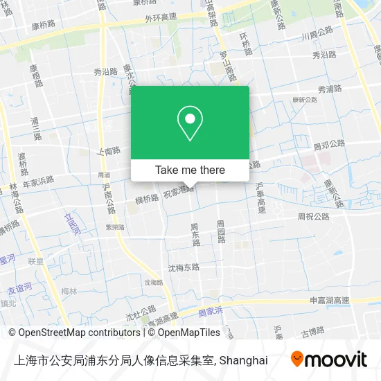 上海市公安局浦东分局人像信息采集室 map