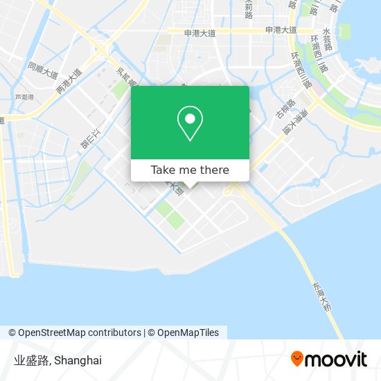 业盛路 map