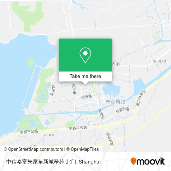 中信泰富朱家角新城翠苑-北门 map