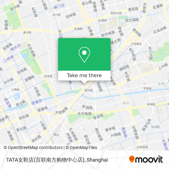 TATA女鞋店(百联南方购物中心店) map