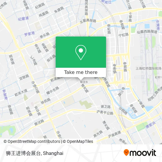 狮王进博会展台 map