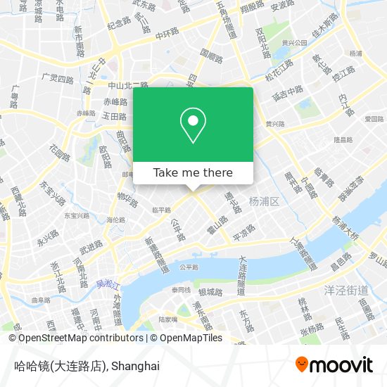 哈哈镜(大连路店) map