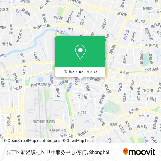 长宁区新泾镇社区卫生服务中心-东门 map