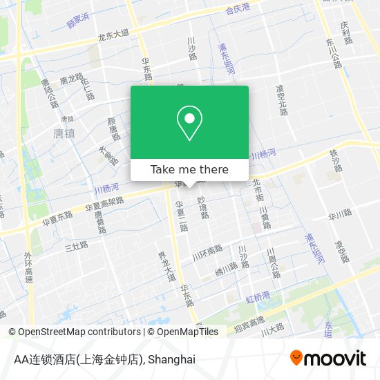 AA连锁酒店(上海金钟店) map