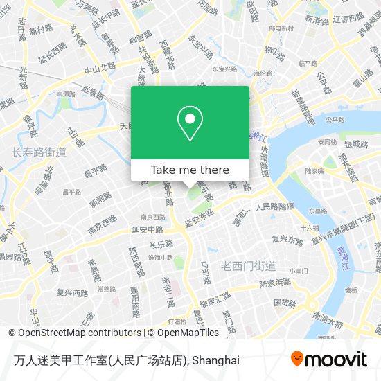 万人迷美甲工作室(人民广场站店) map