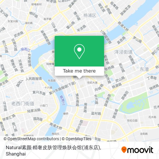Natural素颜·精奢皮肤管理焕肤会馆(浦东店) map