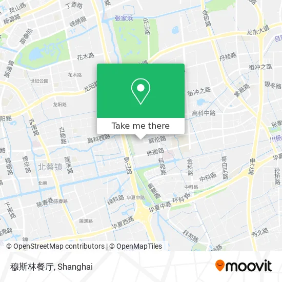 穆斯林餐厅 map